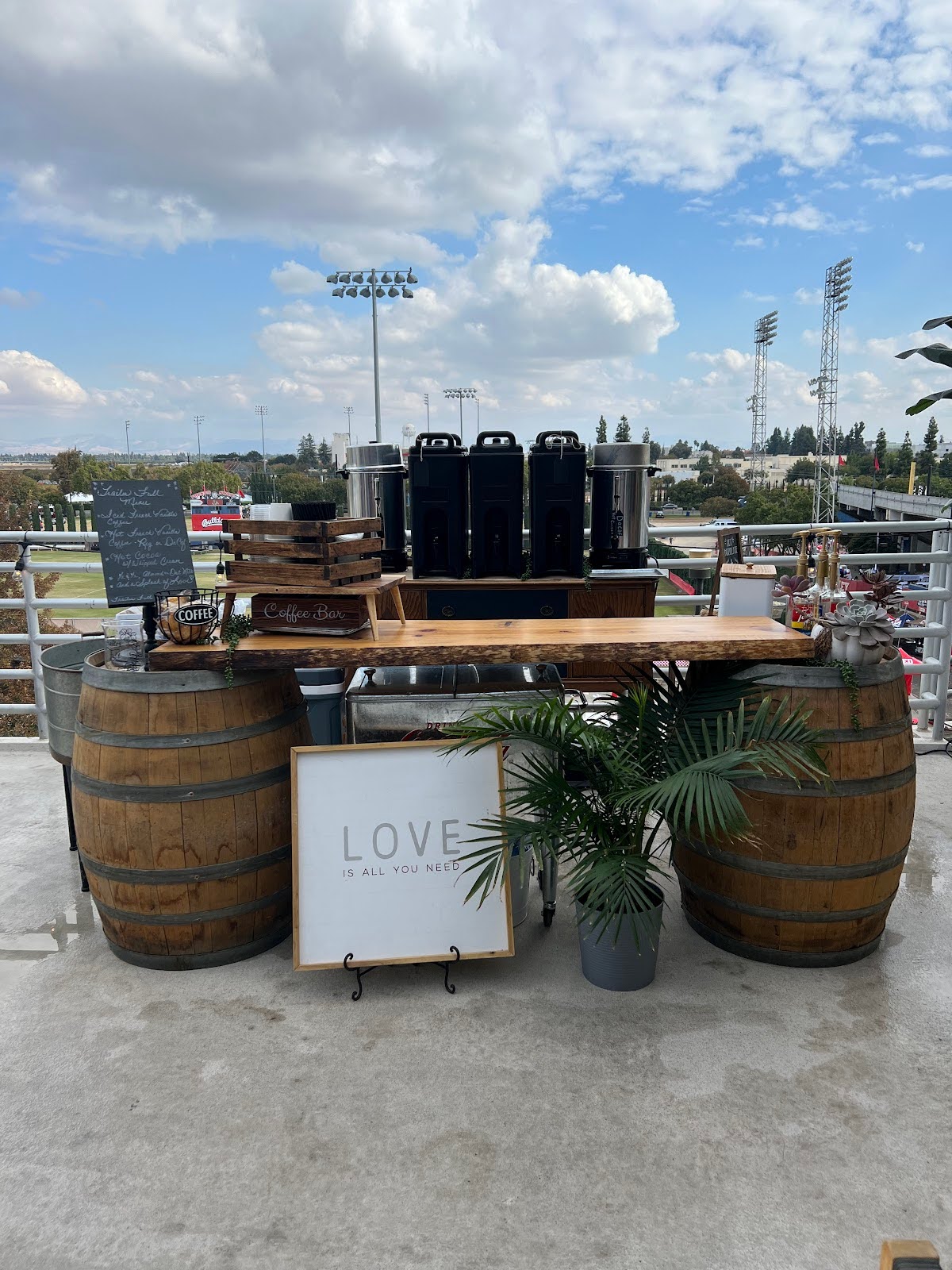 Trailer Full dirty soda bar setup